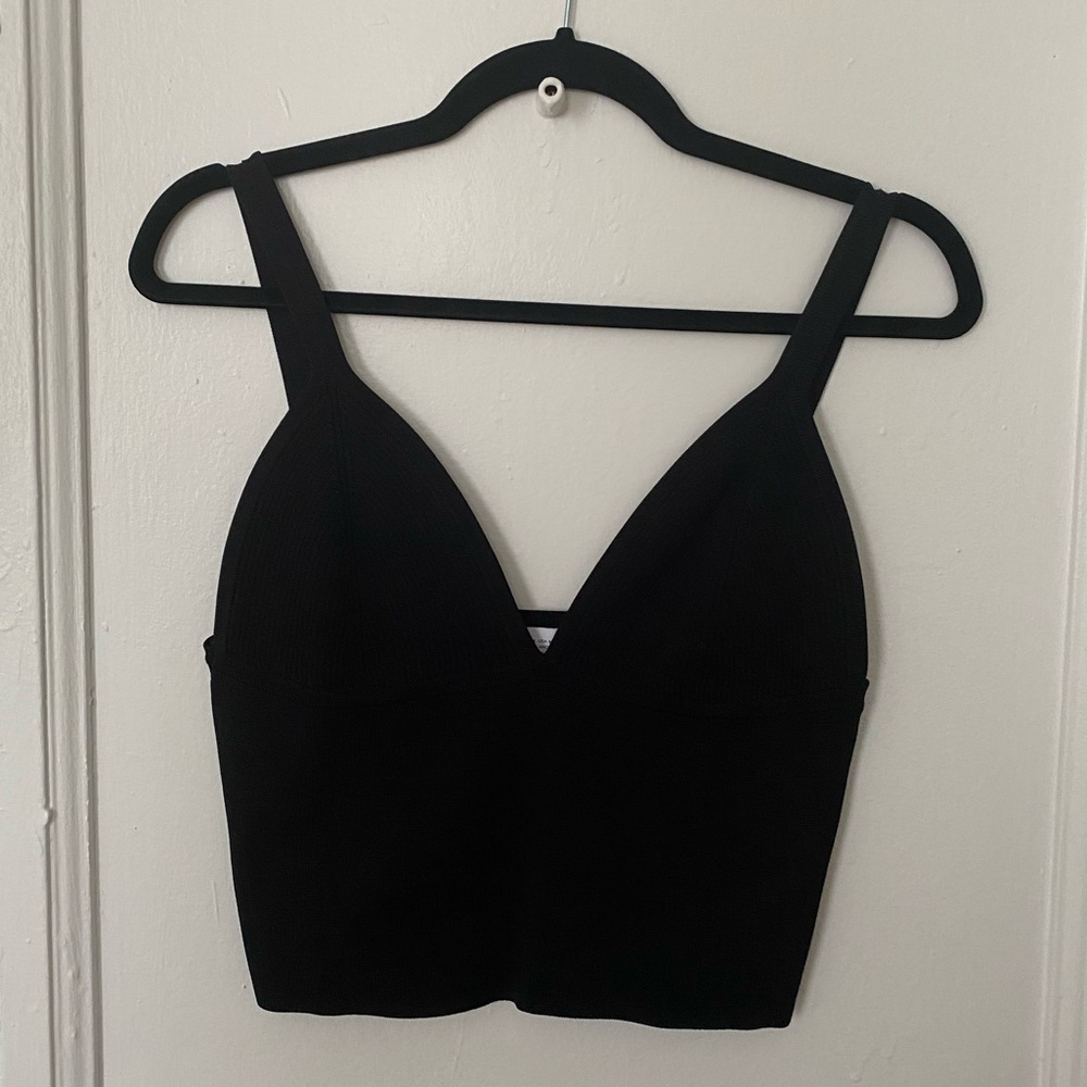 KNIT CROPPED TANK